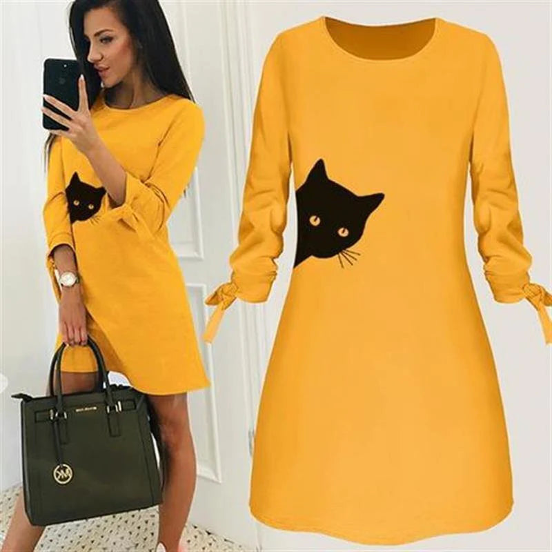 Cat Dress for Woman