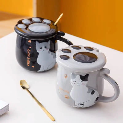Tasse de chat de minuit
