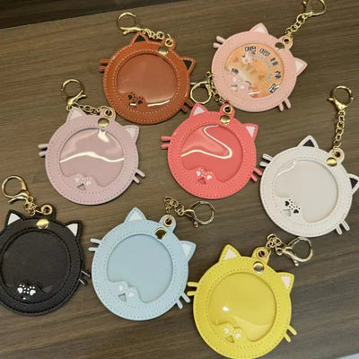 Runde Katzenhandtasche