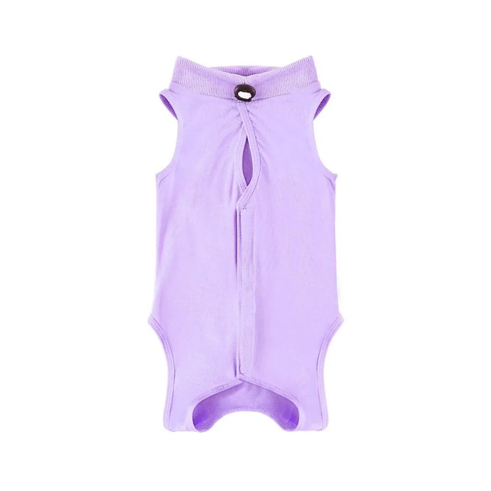 Cat Recovery Suit After Spay or Neuter Surgery, Soft Cone Alternative, S to L