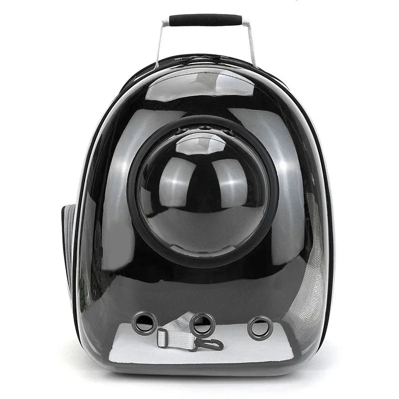 Space Capsule Cat Backpack with Clear Bubble Window, Up to 15 Lbs