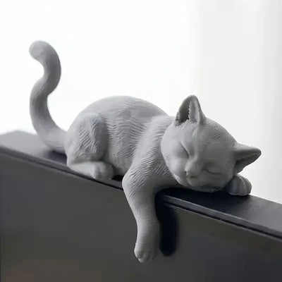 Statue de chat extérieure