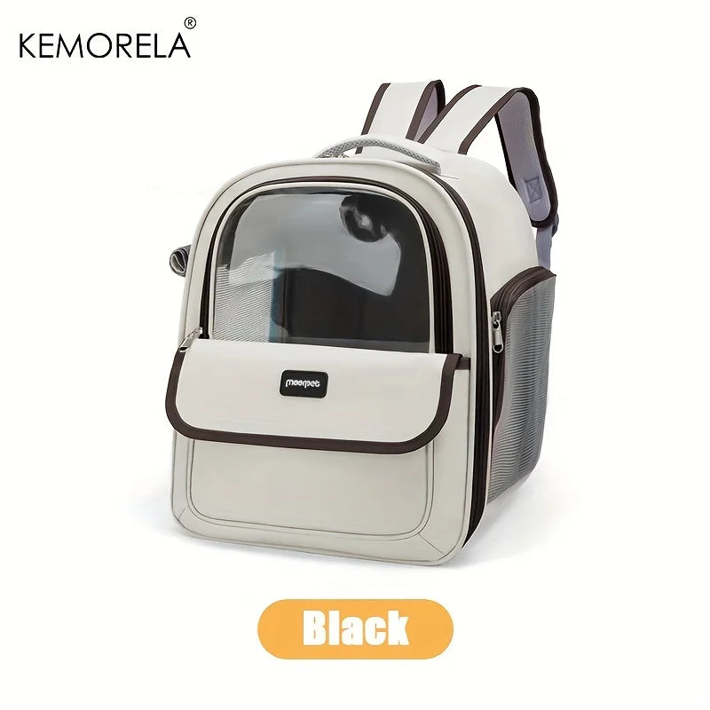 Premium Large Capacity Cat Backpack Carrier – Breathable Foldable Pet Travel Backpack for Cats | Perfect for Hiking, Camping & Outdoor Adventures