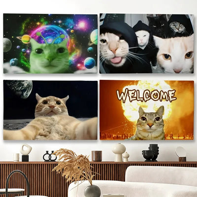 Tapiserie pentru pisici 3D