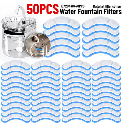 Cat Water Fountain Replacement Filters for WF050 and WF060, Activated Carbon
