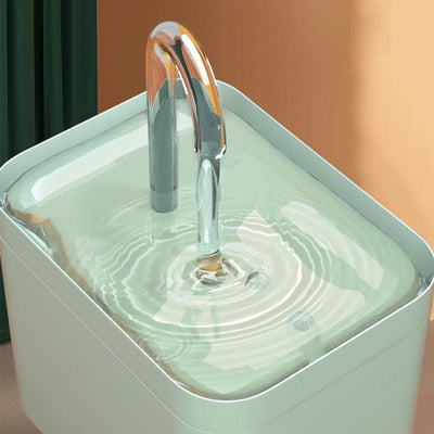 Faucet Cat Water Fountain, 1.5L Two-Tone Fountain With 3 Flow Levels
