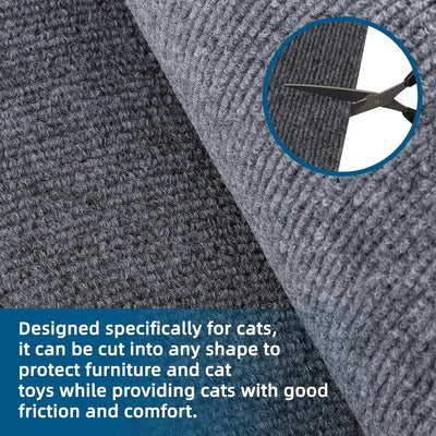 Self-Adhesive Cat Scratch Mat for Sofa and Furniture Protection