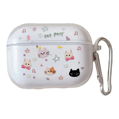Airpod-Hülle mit französischem Katzen-Zitat