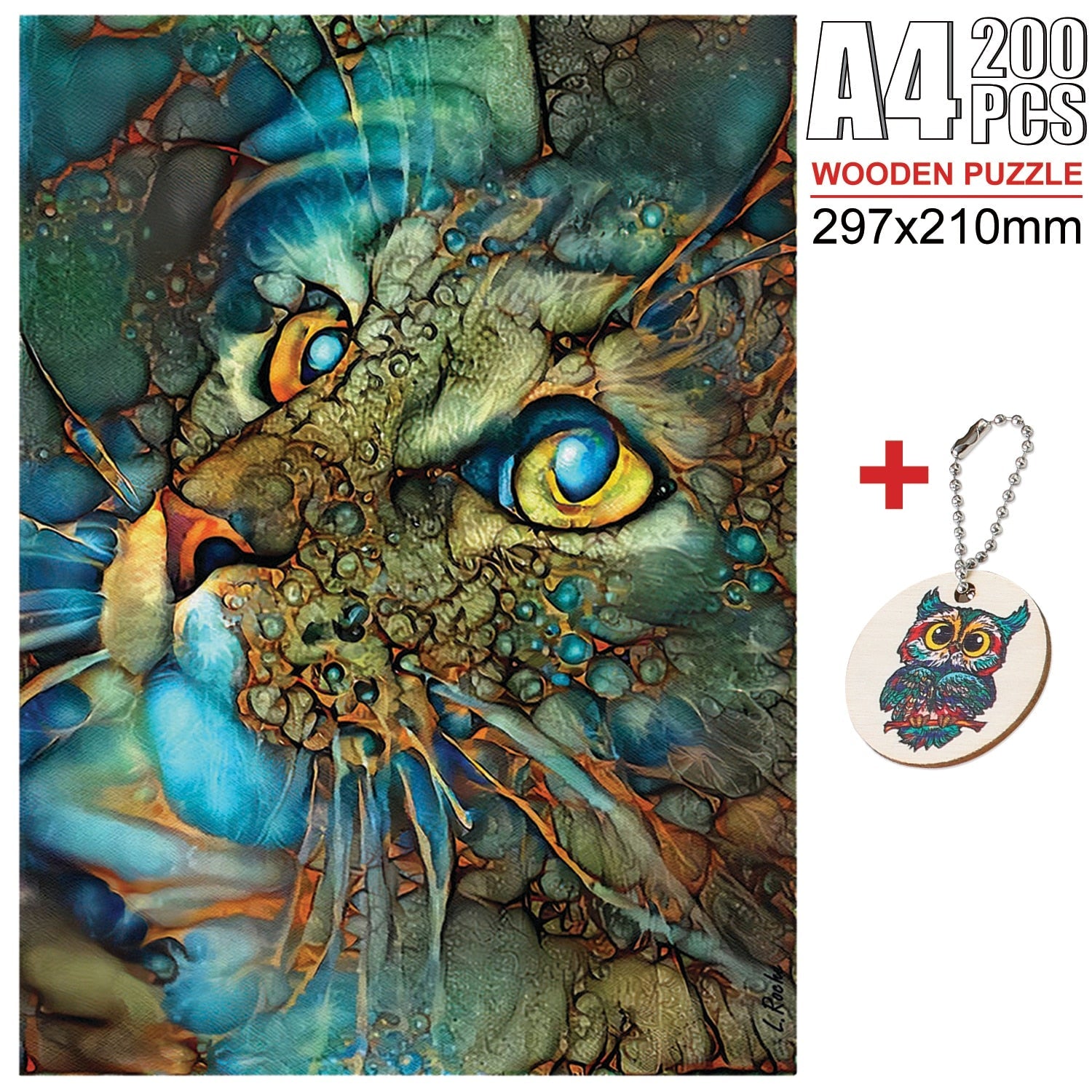 Animal Puzzles - Cat (A4 - 200pcs)