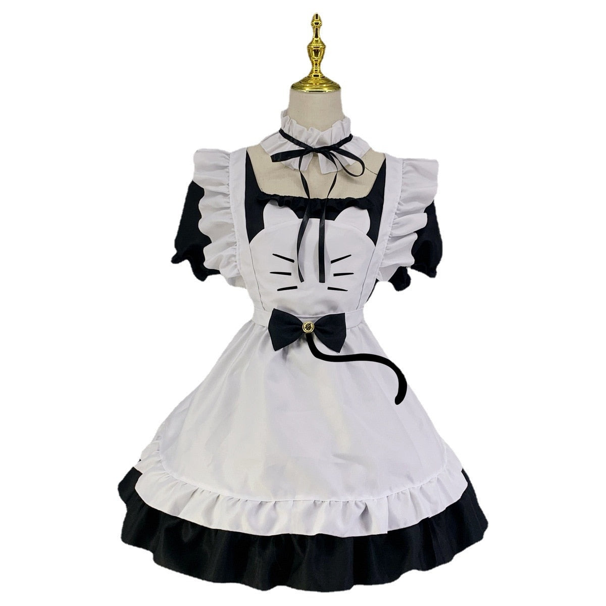 Black Cat Maid Dress - S - Cat Dress