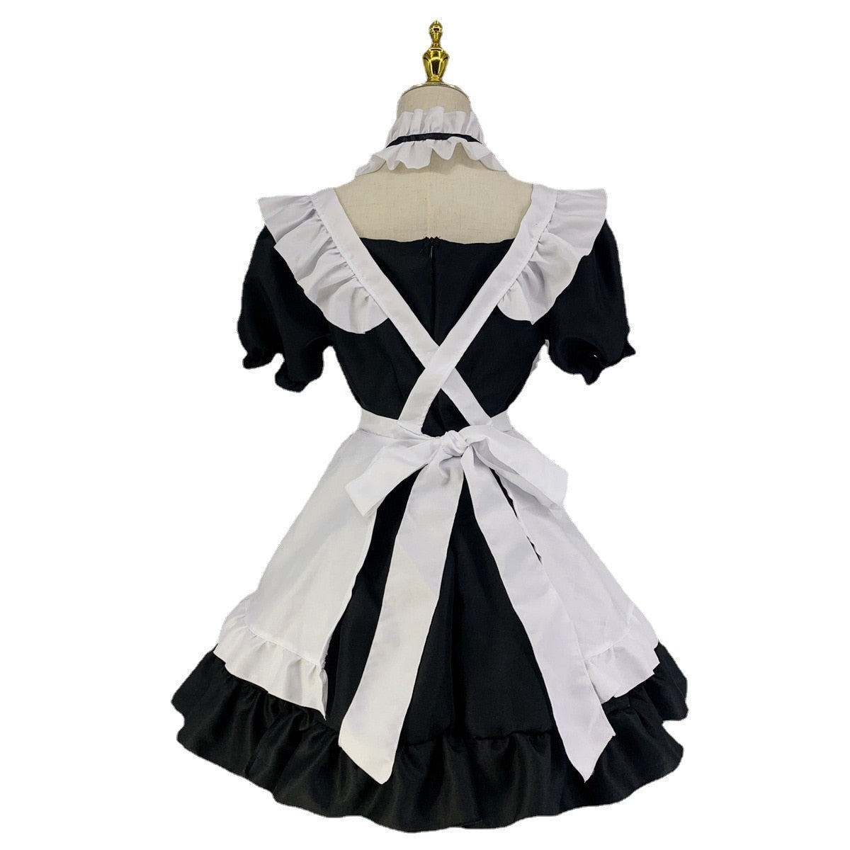 Black Cat Maid Dress - Cat Dress