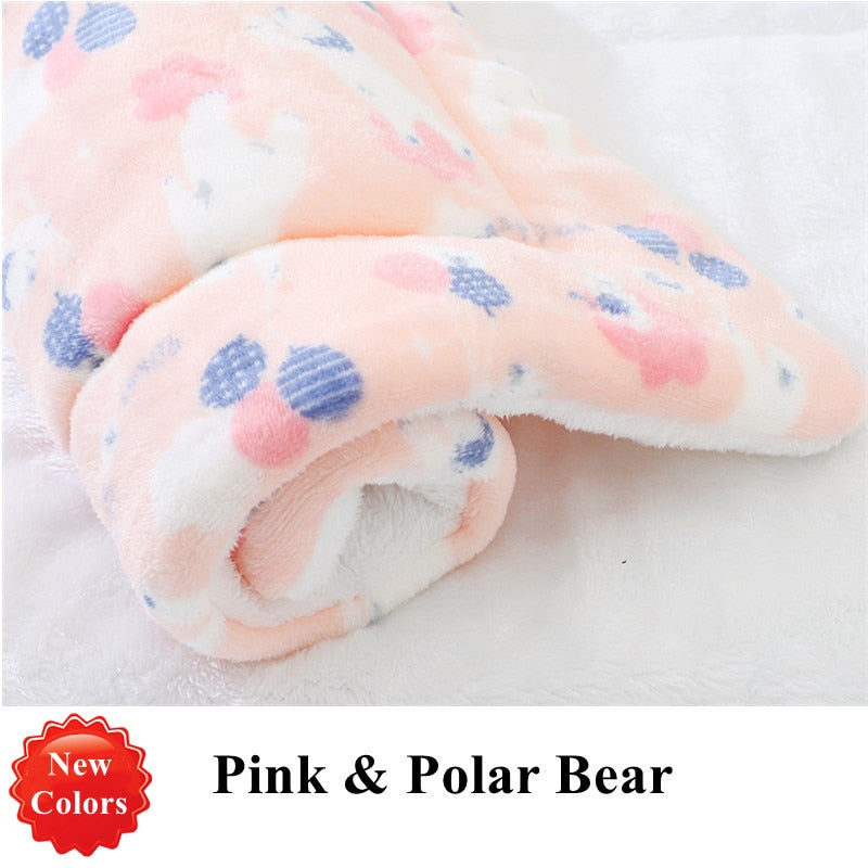 Blanket for Cats - Pink Polar Bear / XS 32x25cm - Cat