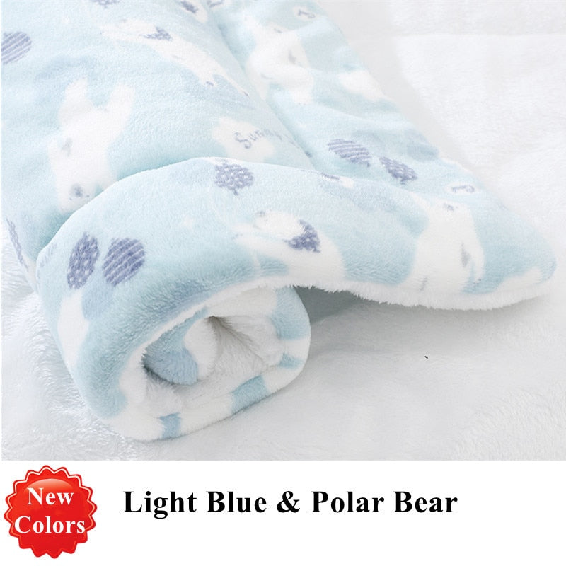 Blanket for Cats - Blue Polar Bear / XS 32x25cm - Cat