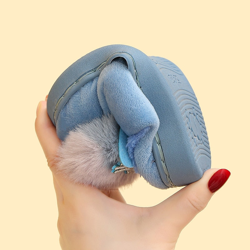 Blue Cat Slippers - Cat slippers