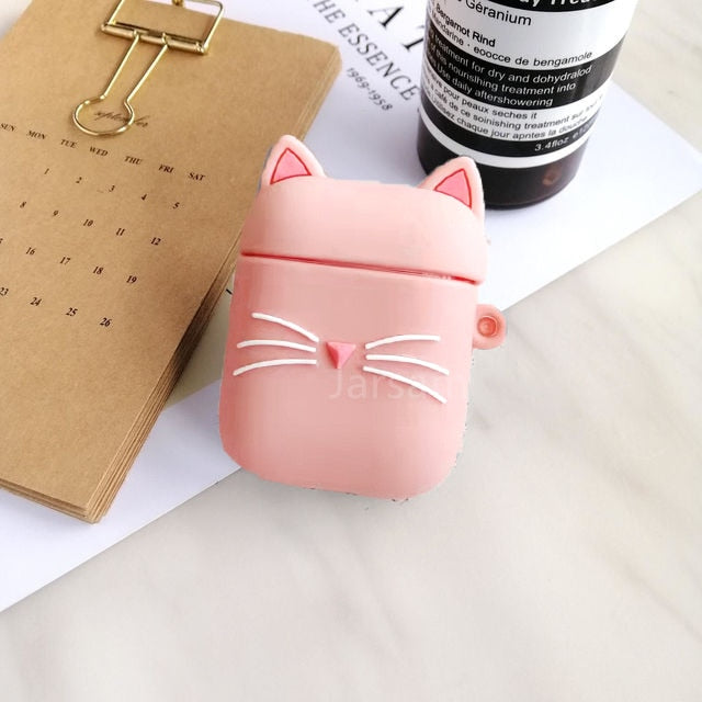 Cat Airpod case (1/2) - Pink - Cat airpod Case