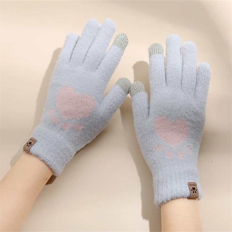 Cat Claw Gloves - Grey / One Size - Cat Gloves