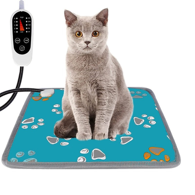 Cat electric Blanket - Blue - Cat blanket