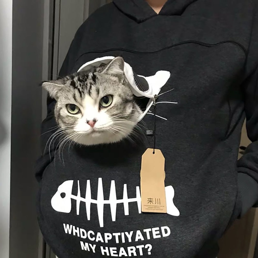 Cat Hoodie Pouch