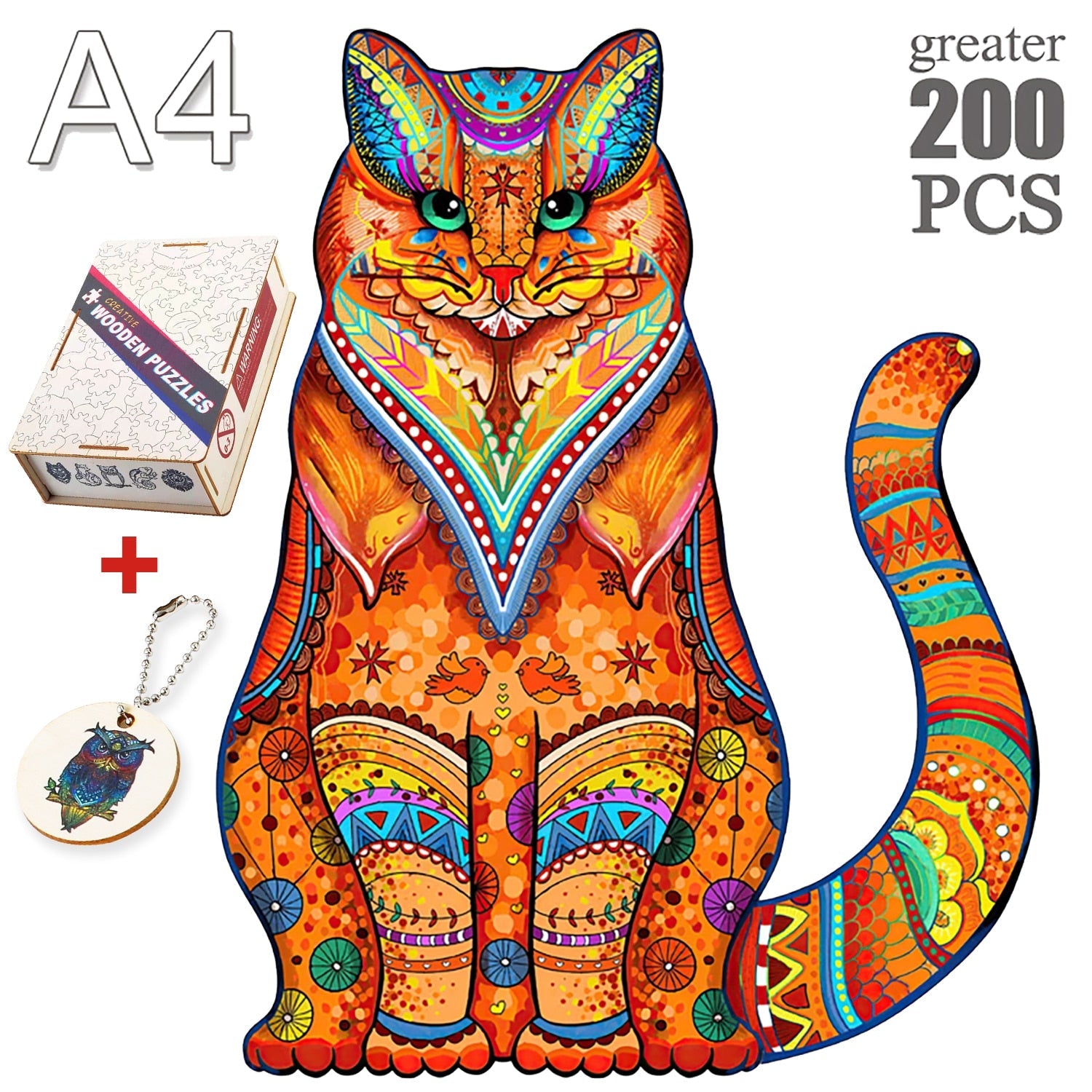 Cat Jigsaw Puzzle - MAO-32-A4