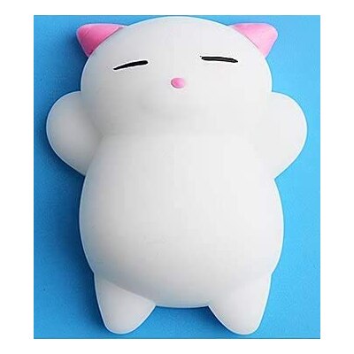 Cat Mochi Squishy - pink cat