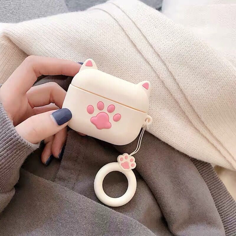 Cat Paw Airpod Case - MistyRose / For AirPods 1or2 - Cat