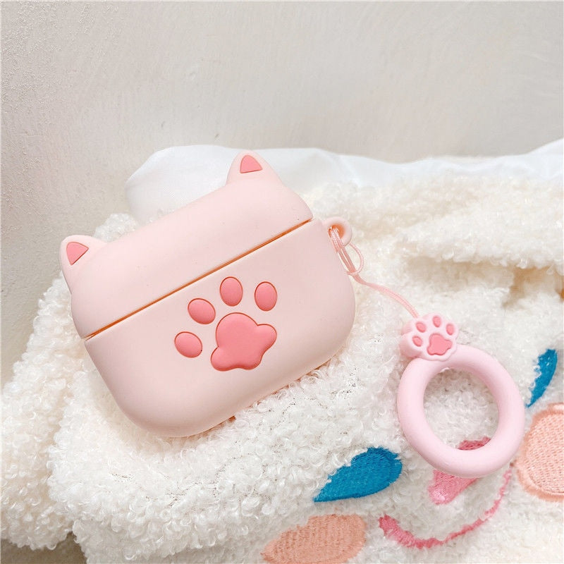 Cat Paw Airpod Case - LavenderBlush / For AirPods 1or2 - Cat