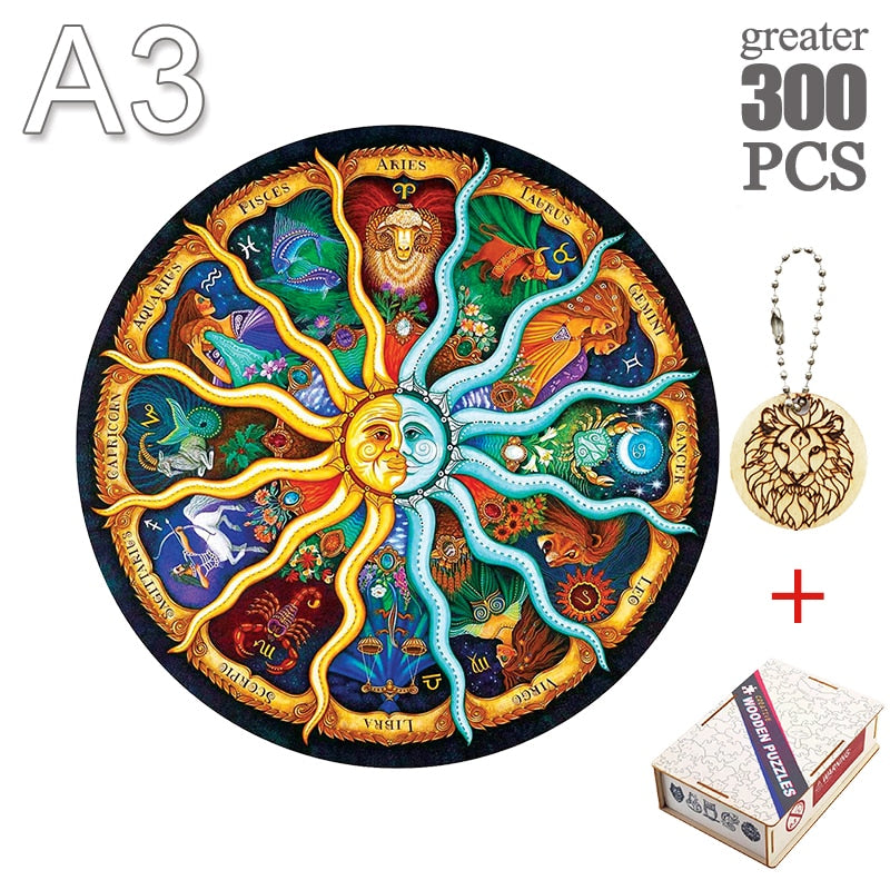Cat Zodiac Puzzle - 300 pcs