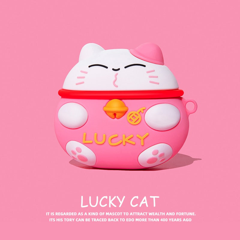 Chinese Cat Airpod Case - Pink / for AirPods 1 - Cat airpod
