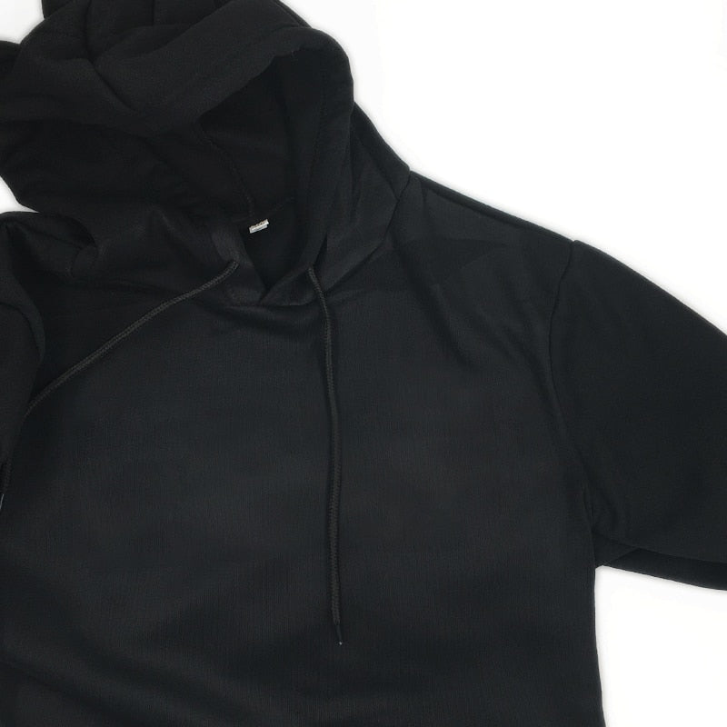 Crop Top Cat ear Hoodie