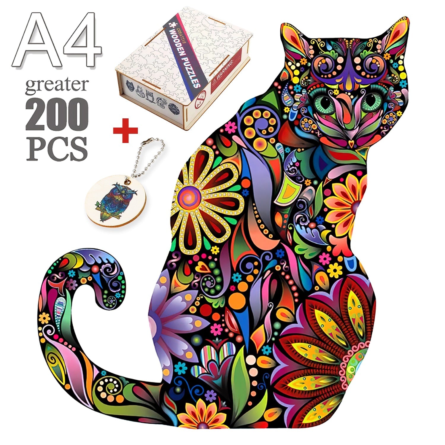 Curious Cat Jigsaw Puzzle - 200 pieces