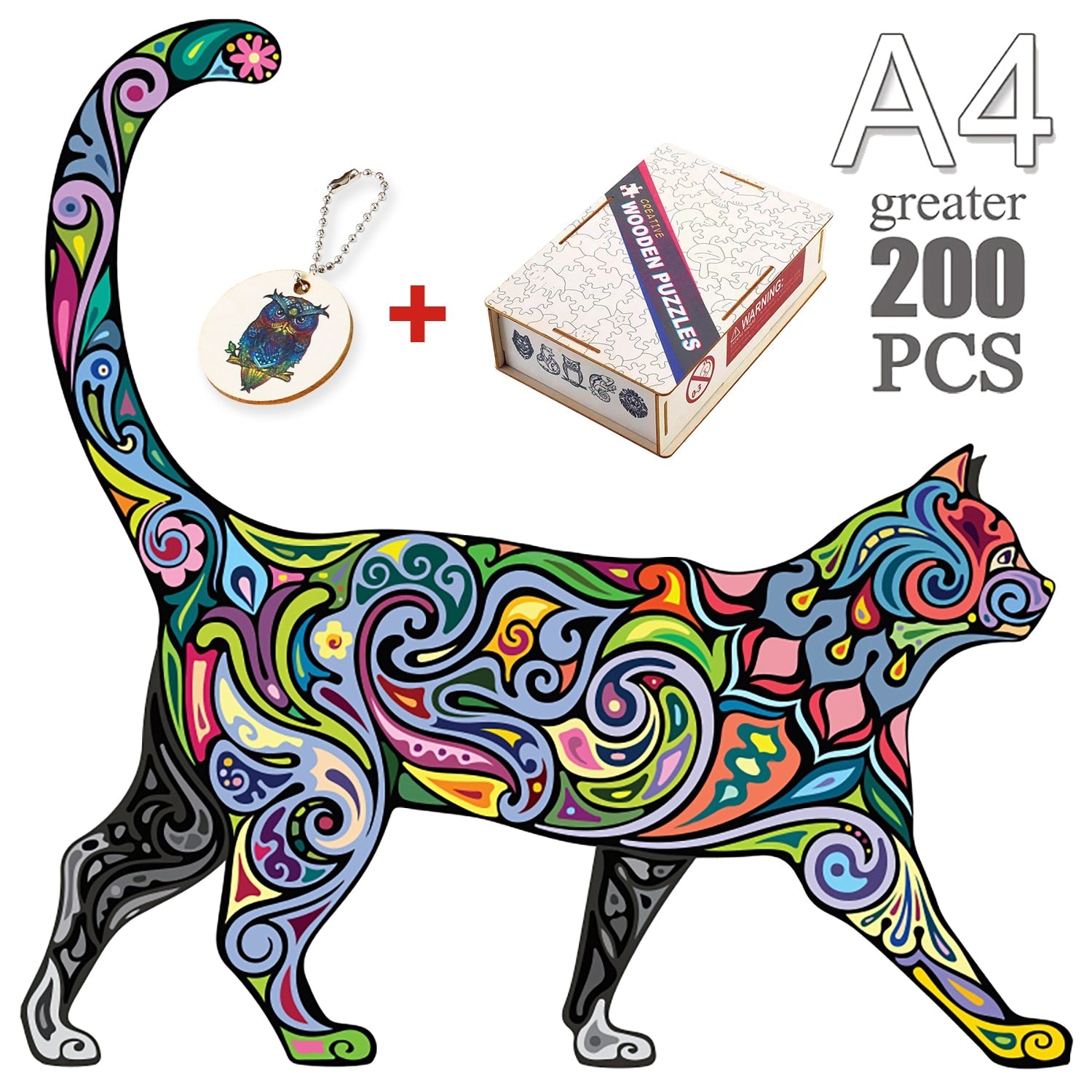 Fantasy Cat Jigsaw Puzzle - 200 pieces