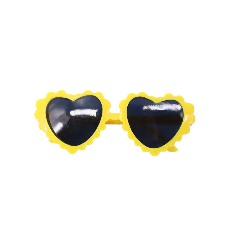 Fashion Glasses for cats - lace yellow