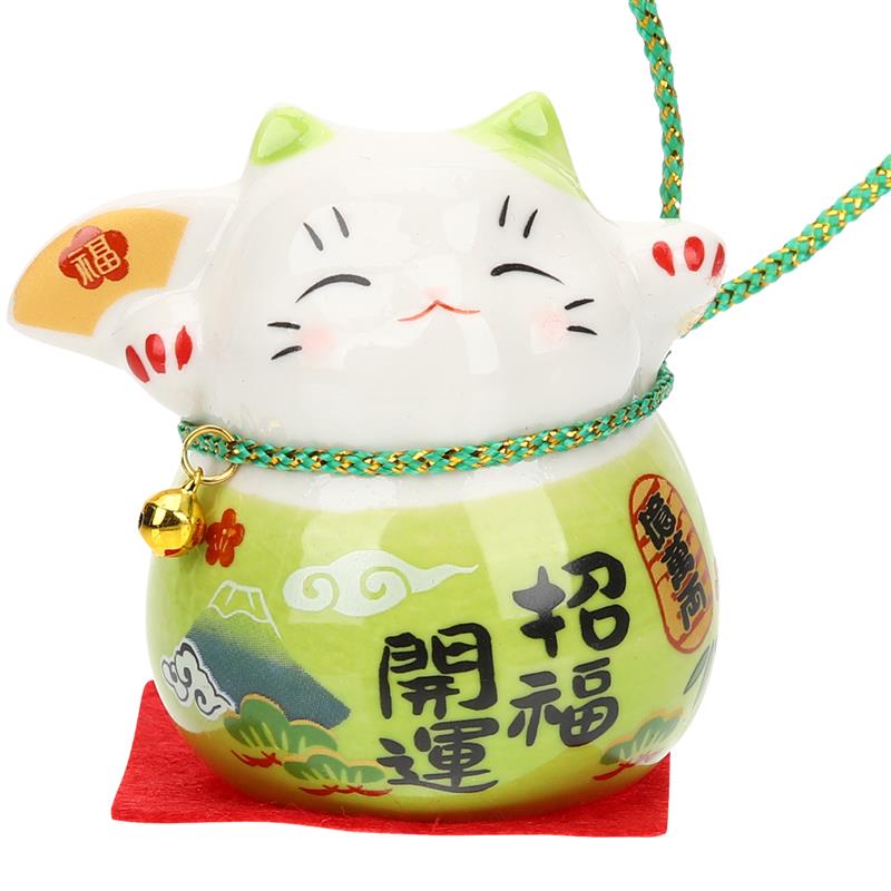 Green Maneki Neko