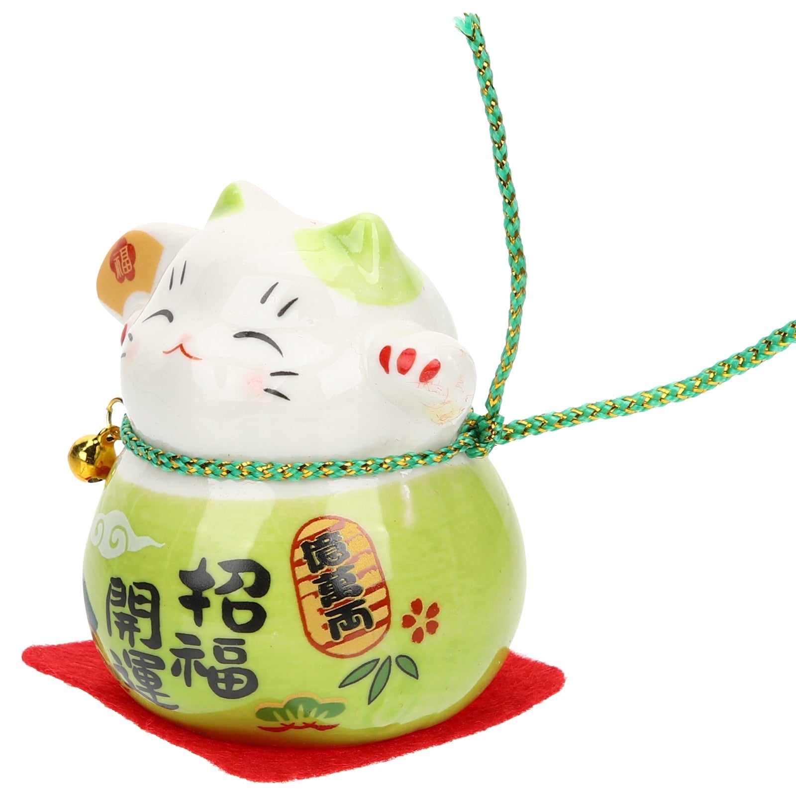 Green Maneki Neko