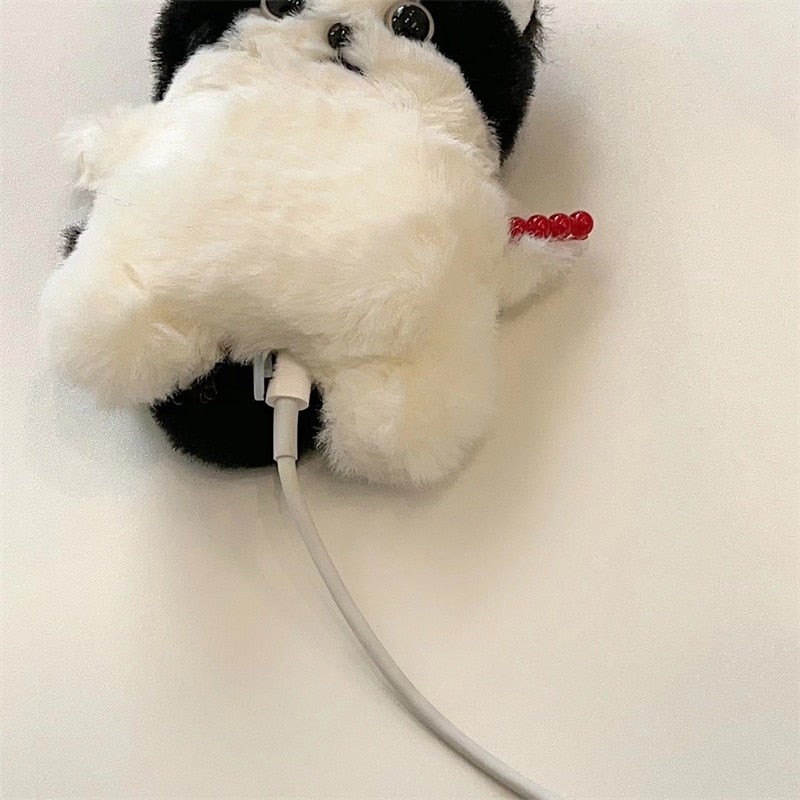 Kawaii Plush Cat Airpod case - Cat airpod Case