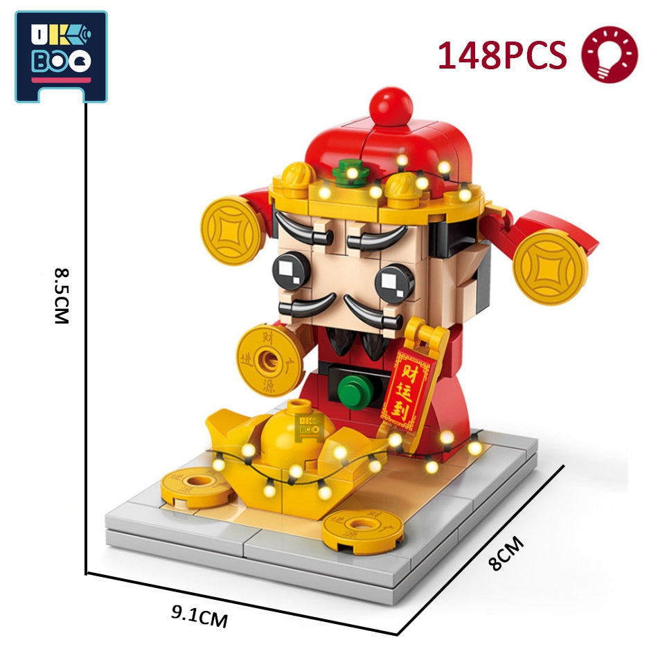 Lego Lucky Cat - Feng Shui - Lego Lucky Cat
