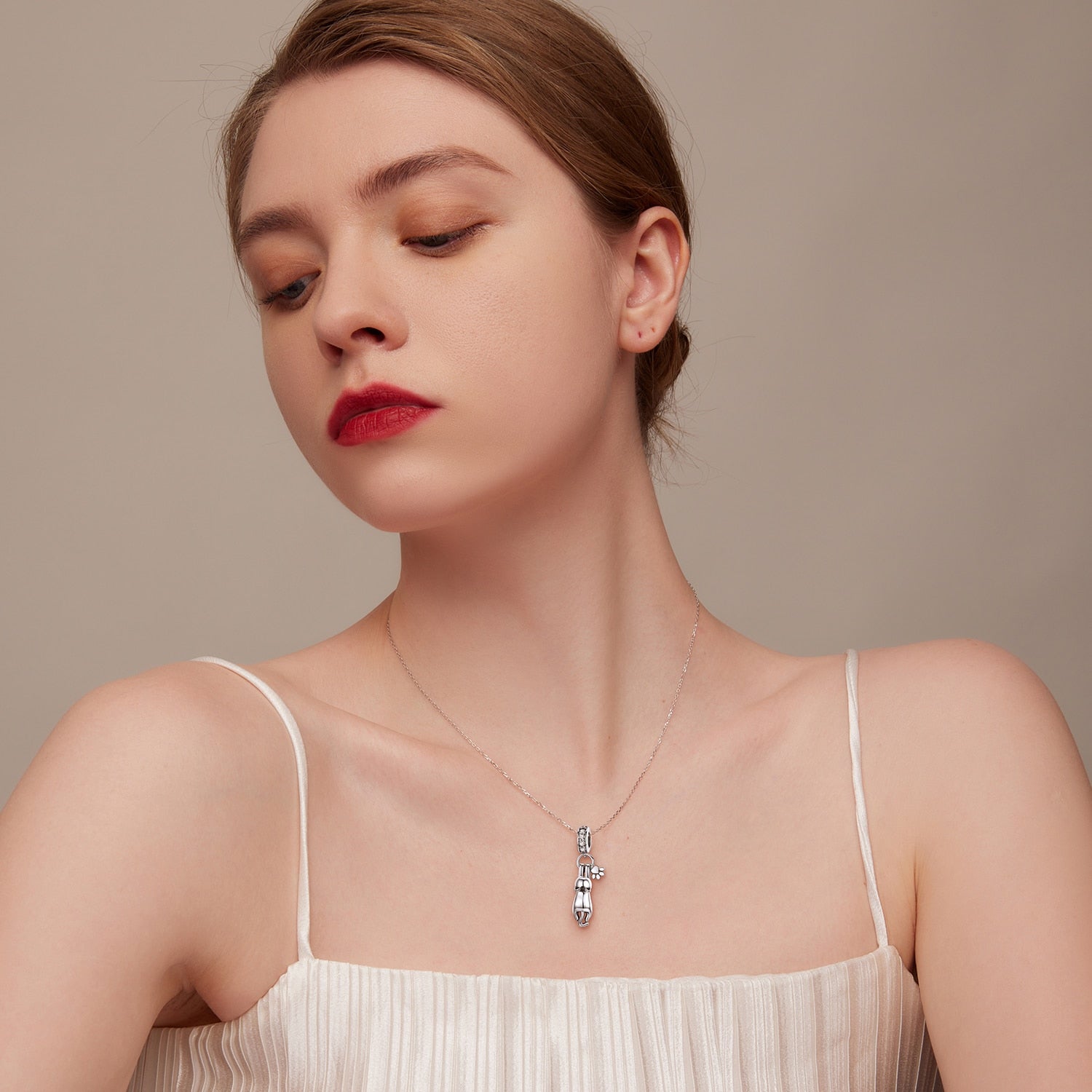 Cat Charm Necklace - Cat charms