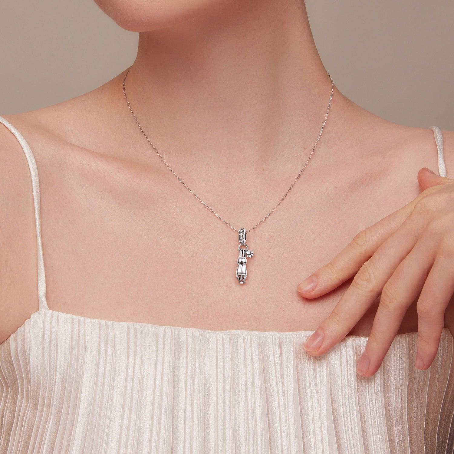 Cat Charm Necklace - Cat charms