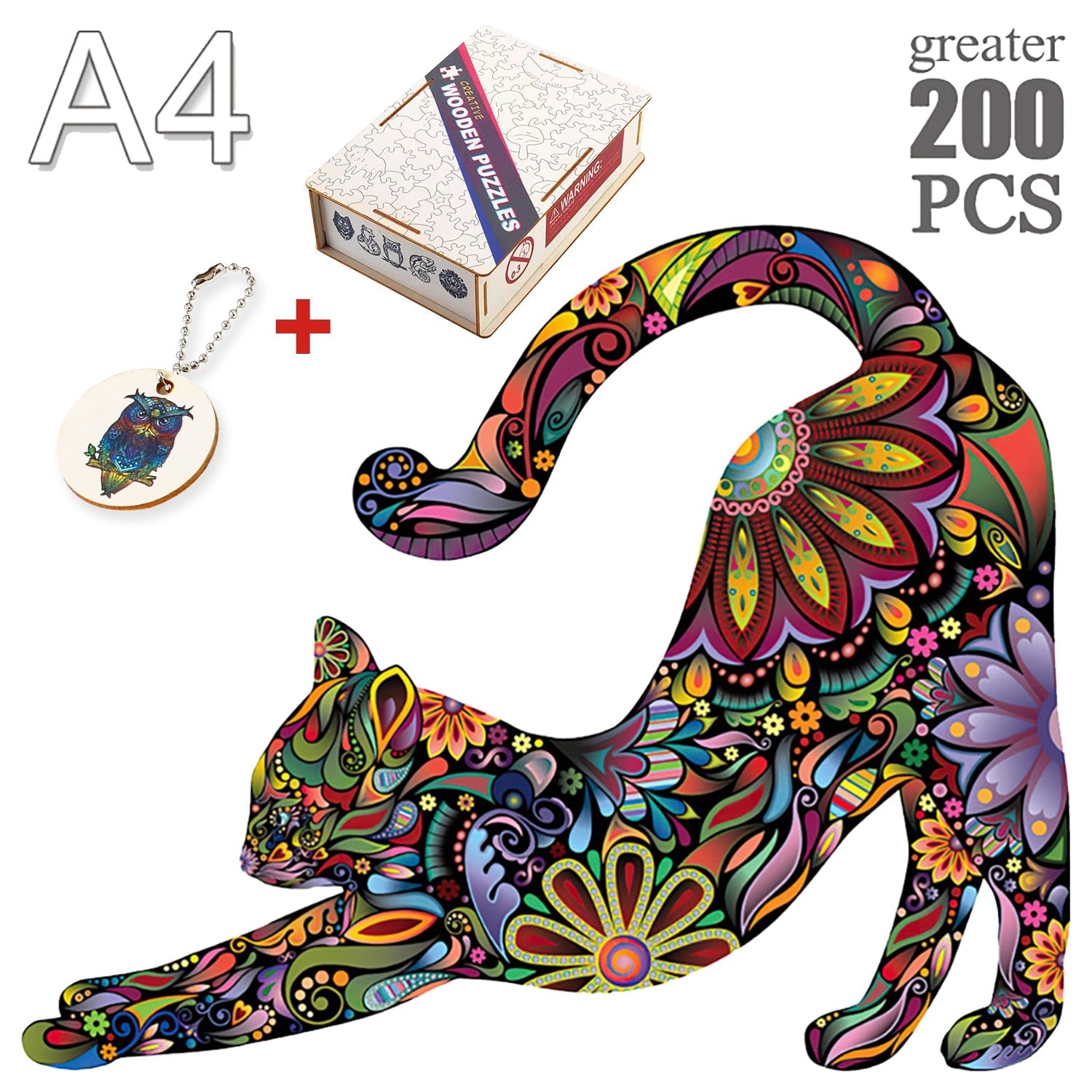 Magical Cat Jigsaw Puzzle - 200 pieces