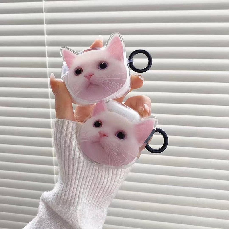 Meme Cat Airpod Case - Cat airpod Case