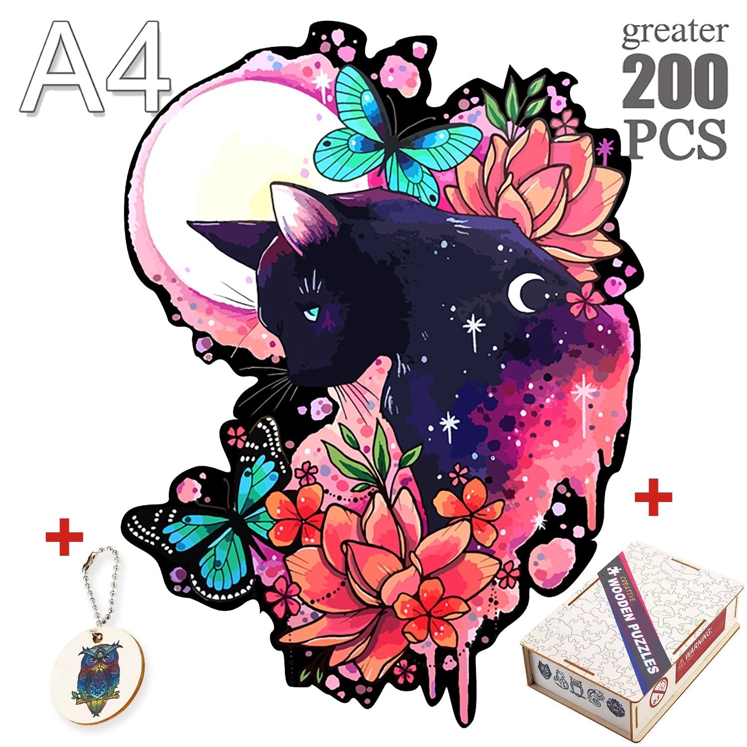 Moon Cat Jigsaw Puzzle - 200 pieces