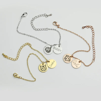 Personalized Cat Bracelet