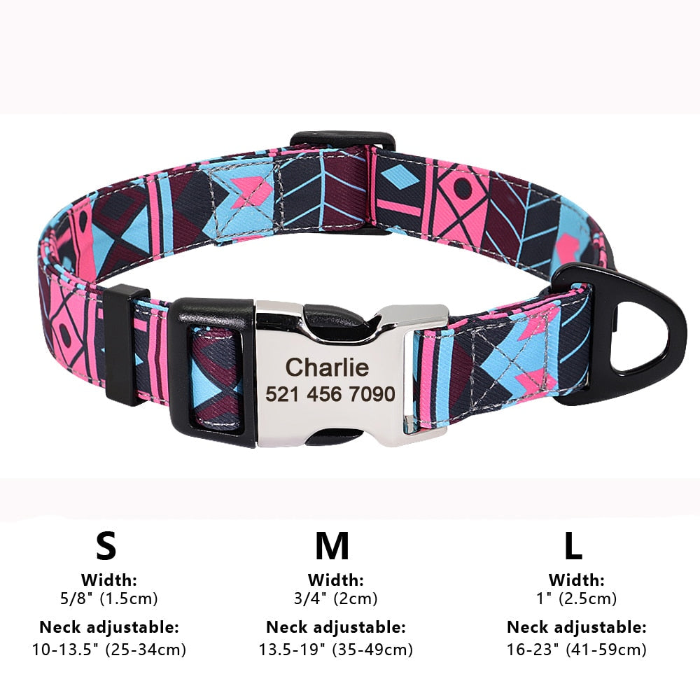 Personalized Embroided Cat Collar