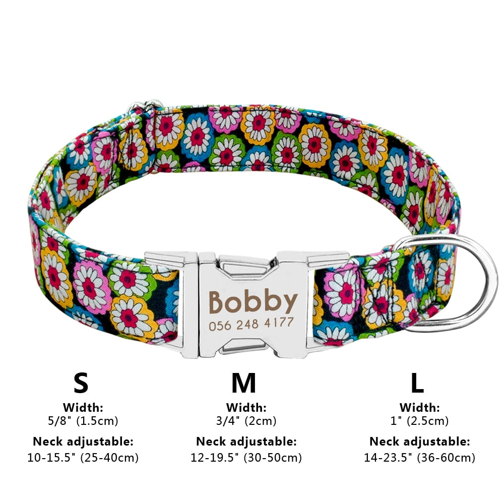 Personalized Embroided Cat Collar