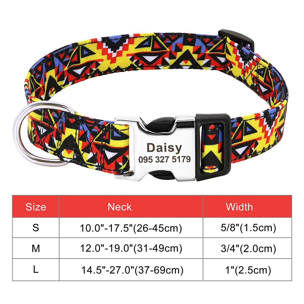 Personalized Embroided Cat Collar - 030 yellow / S