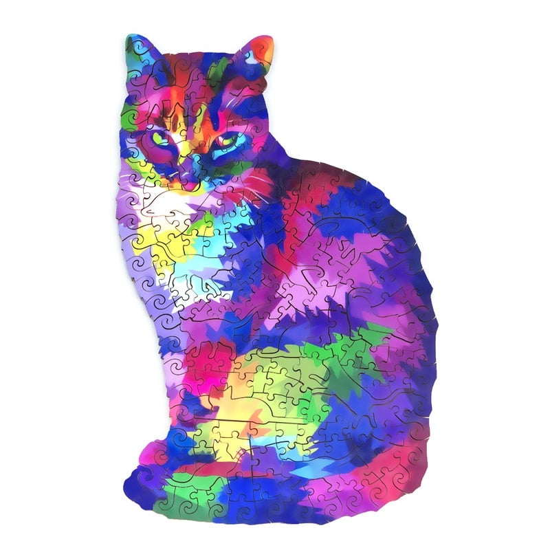 Rainbow Cat Puzzle