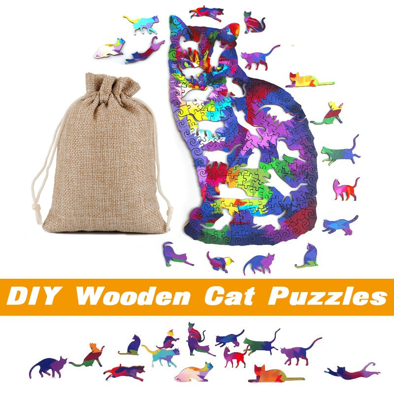 Rainbow Cat Puzzle