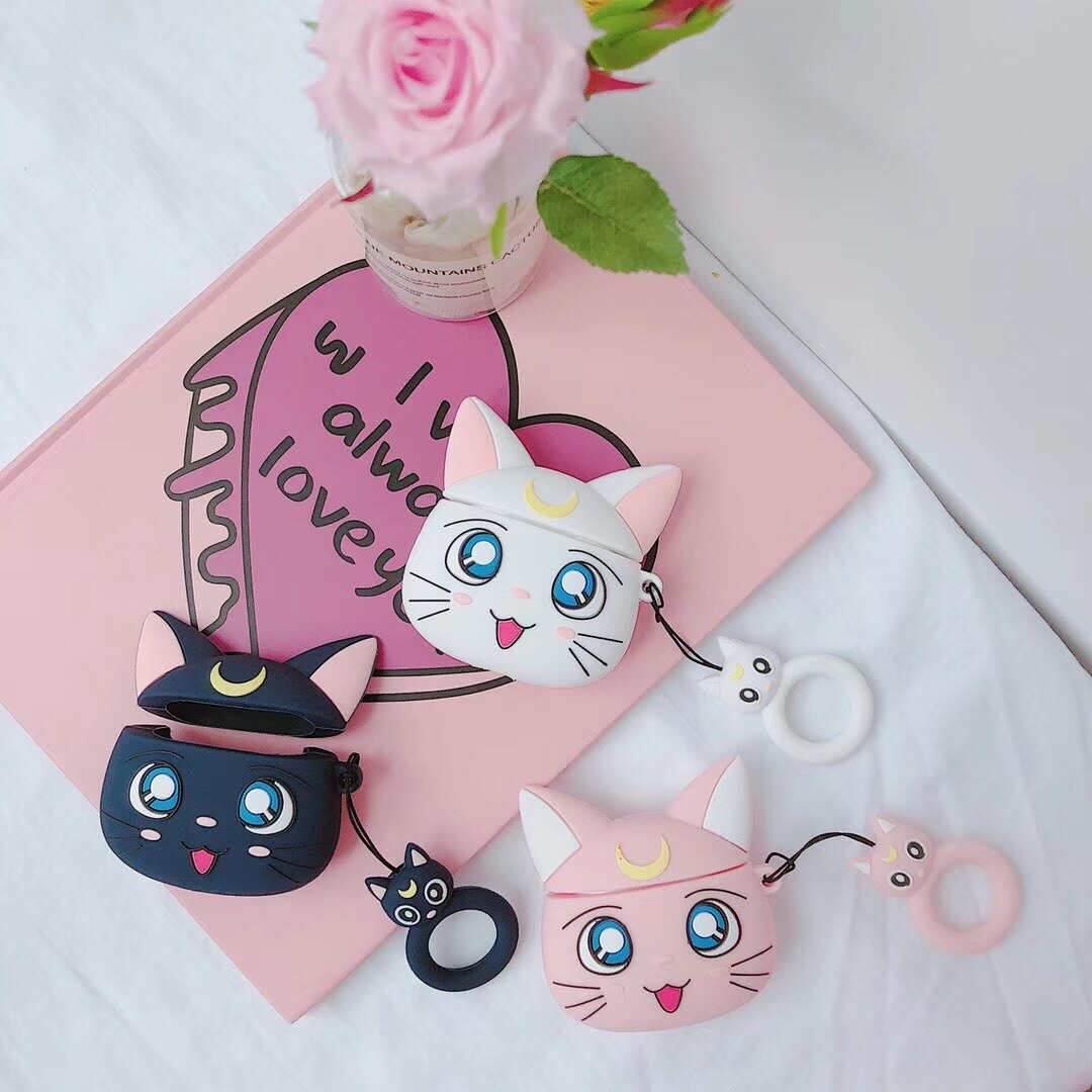 Sailor moon Cat Airpod Case - Cat airpod Case