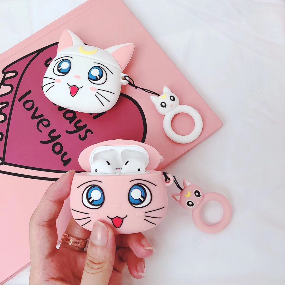 Sailor moon Cat Airpod Case - Cat airpod Case