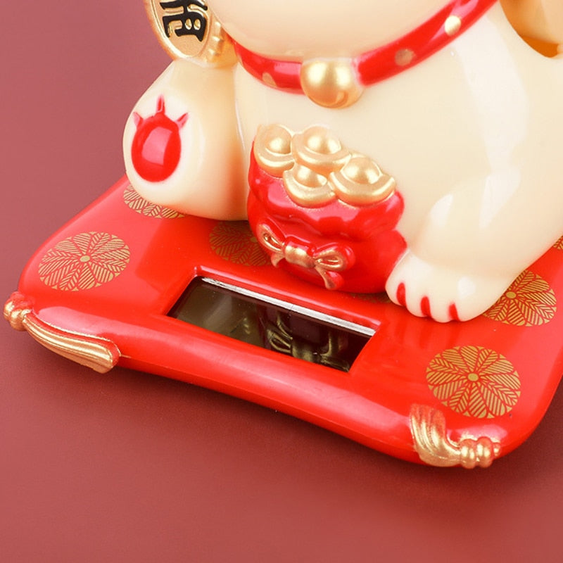 Solar Powered Lucky Cat - Solar Powered Lucky Cat
